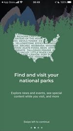 Nieuwe app National Park