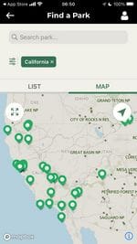 Nieuwe app National Park