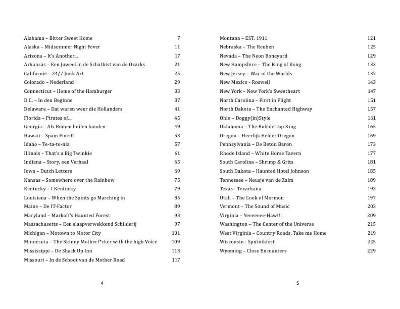 Index Fifty Shades of States (+ D.C.)