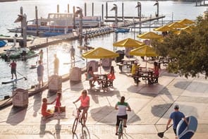 Tampa Riverwalk Sunset credit Pedro Castellano
