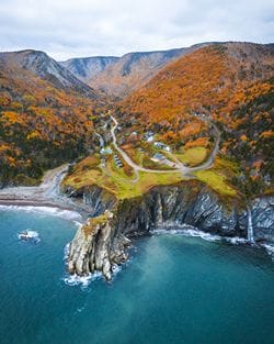 Meat Cove in Nova Scotia