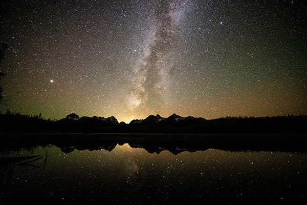 Little Redfish Lake Sawtooth National Recreation area.